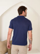 Camisa Polo Masculina Tricô Tricotada Premium Com Botão Old Money