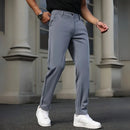 Calça Masculina Sport Fino Elastano Alfaiataria Social Slim Com Bolso Embutido